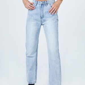 Princess Polly light wash jeans size 25